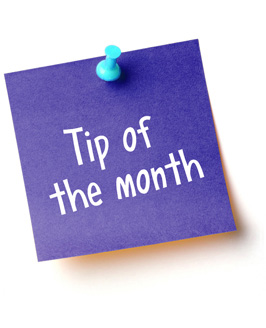 Tip of the month (4)